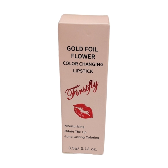 Gold Foil Flower Color Changing Lipstick 3.5g/0.12 oz. #01 Natural Color - Picture 3 of 9
